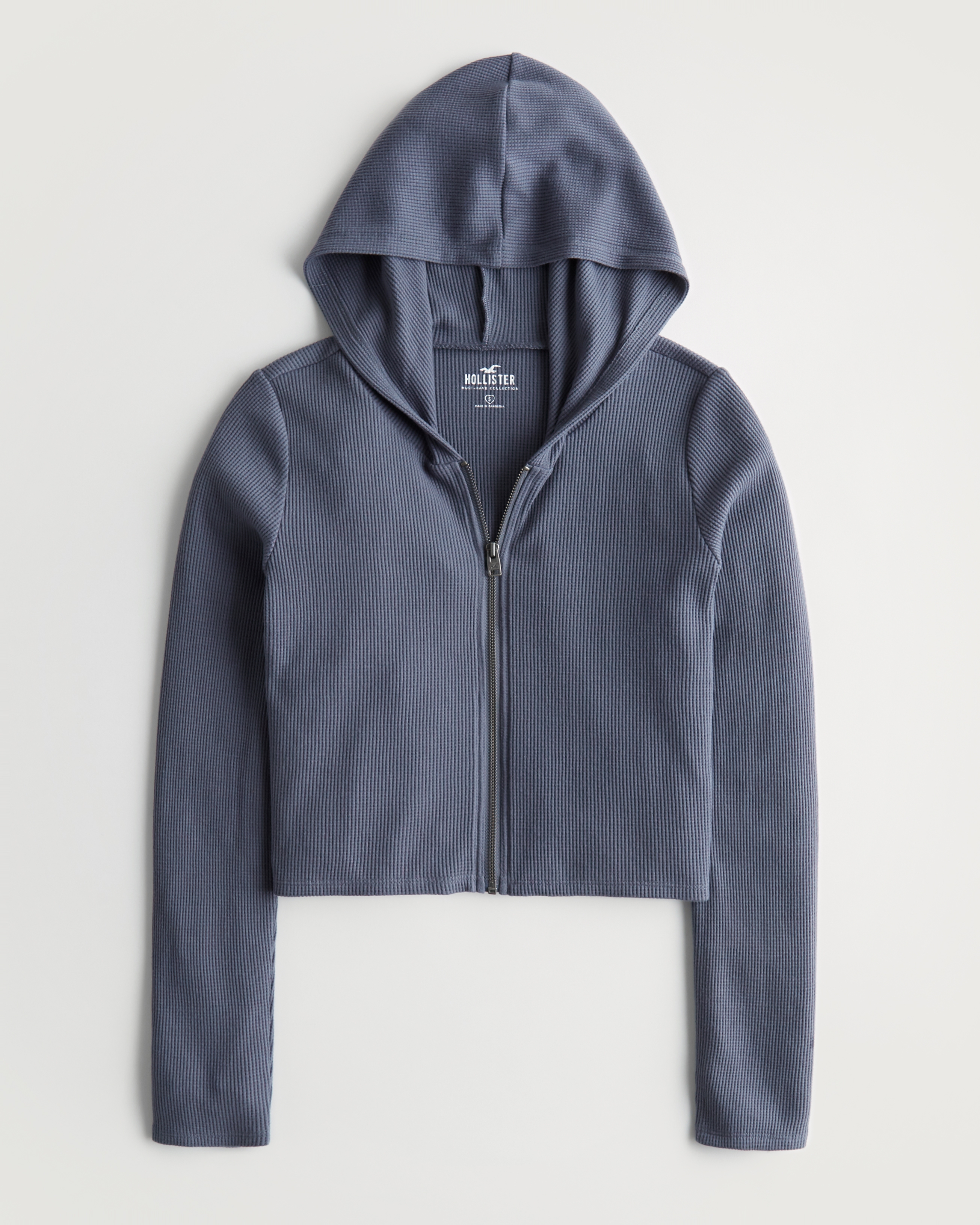 Hollister zip hotsell up hoodie womens