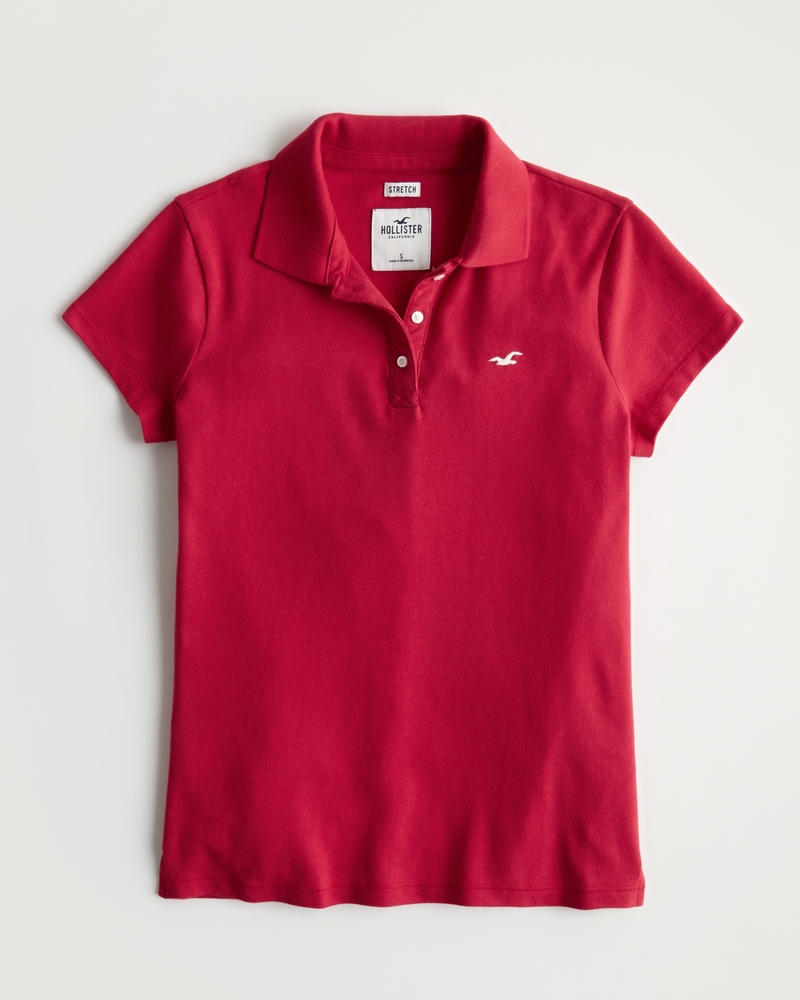 Hollister women's polo clearance shirts