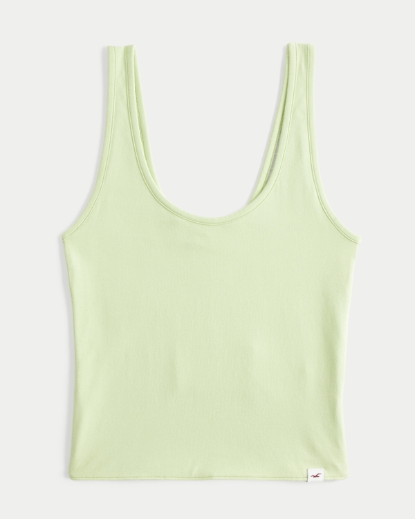 Hollister Callie Reversible Tank, Matcha view 1