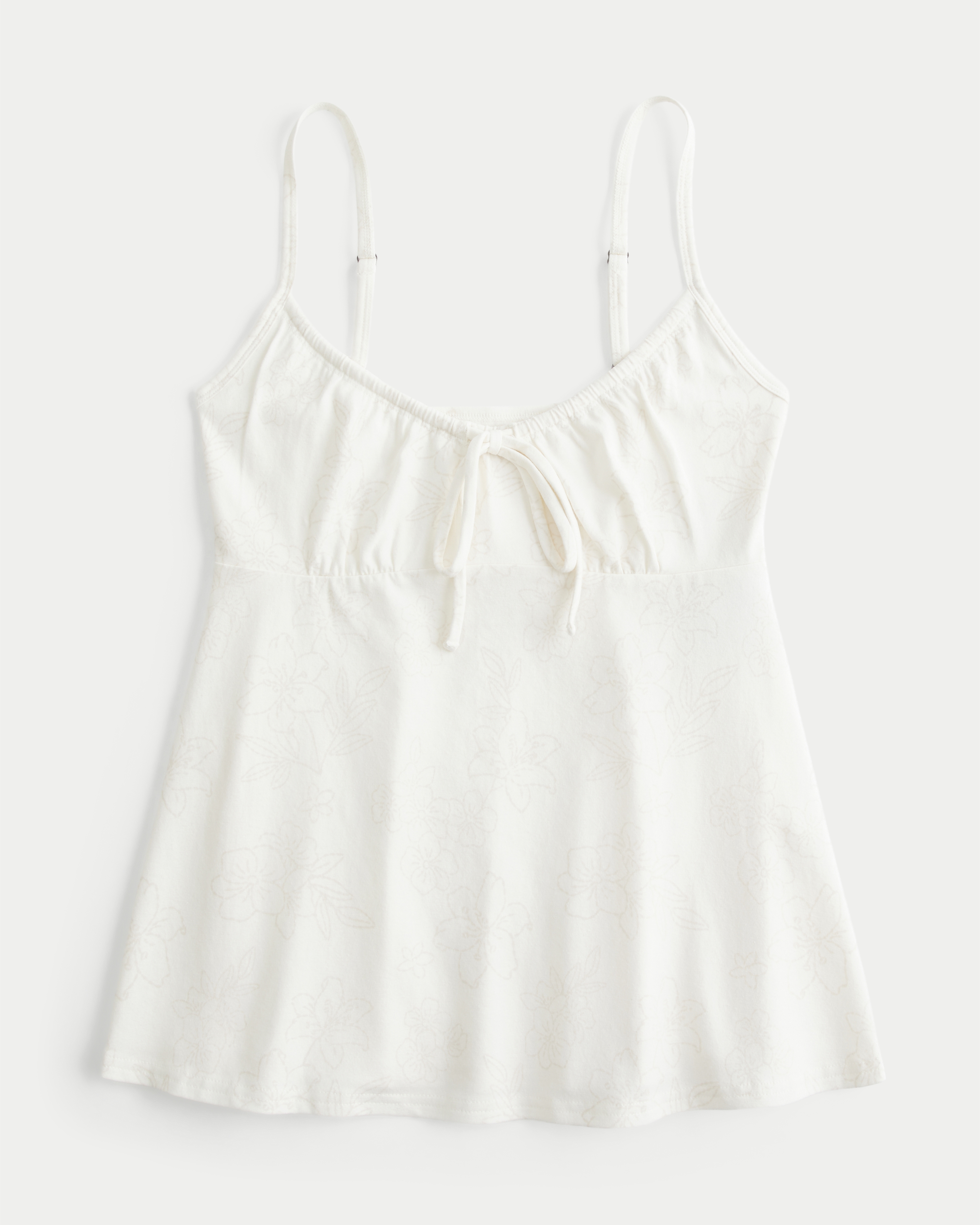 Tie Front Babydoll Top