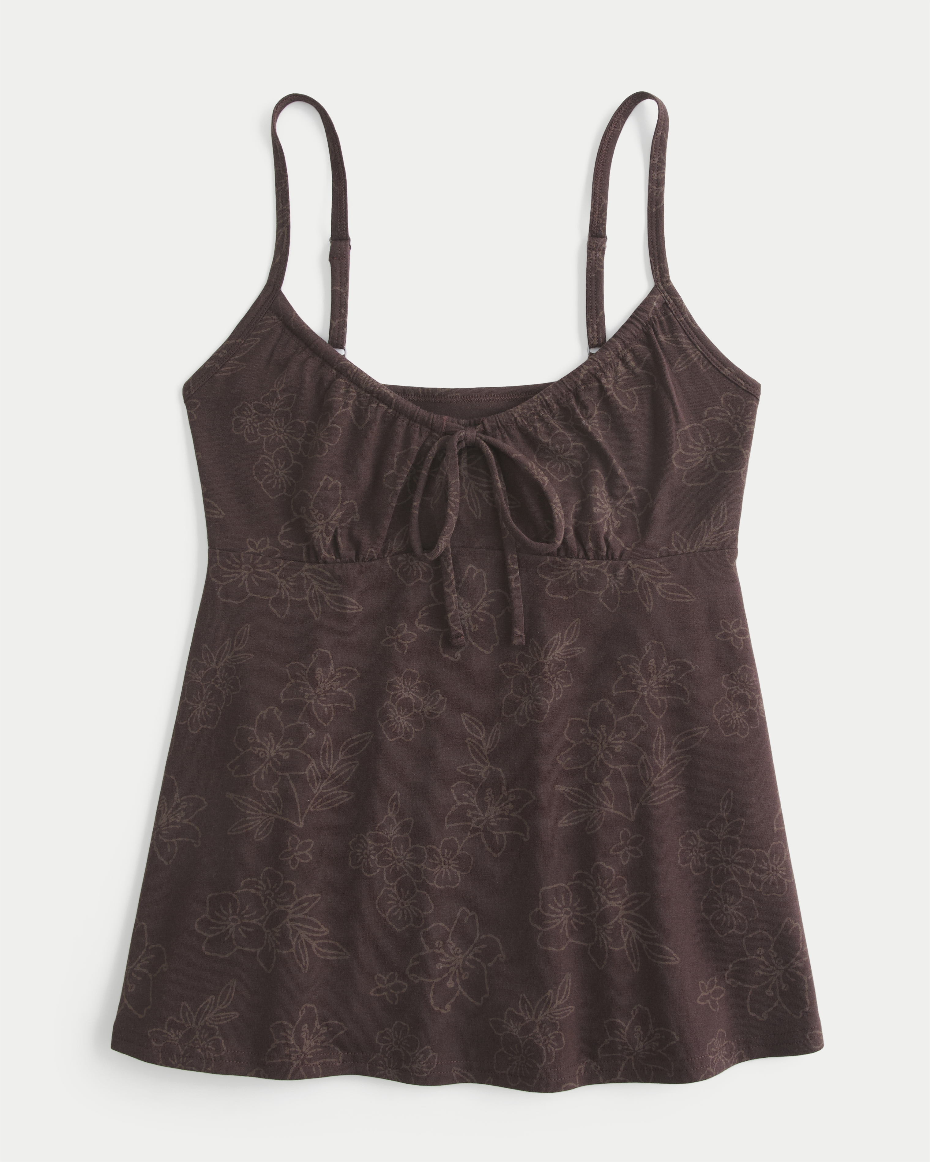 Tie Front Babydoll Top