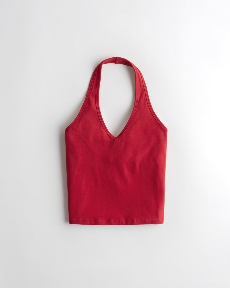 Super Soft Halter Top on Sale At Hollister Co.