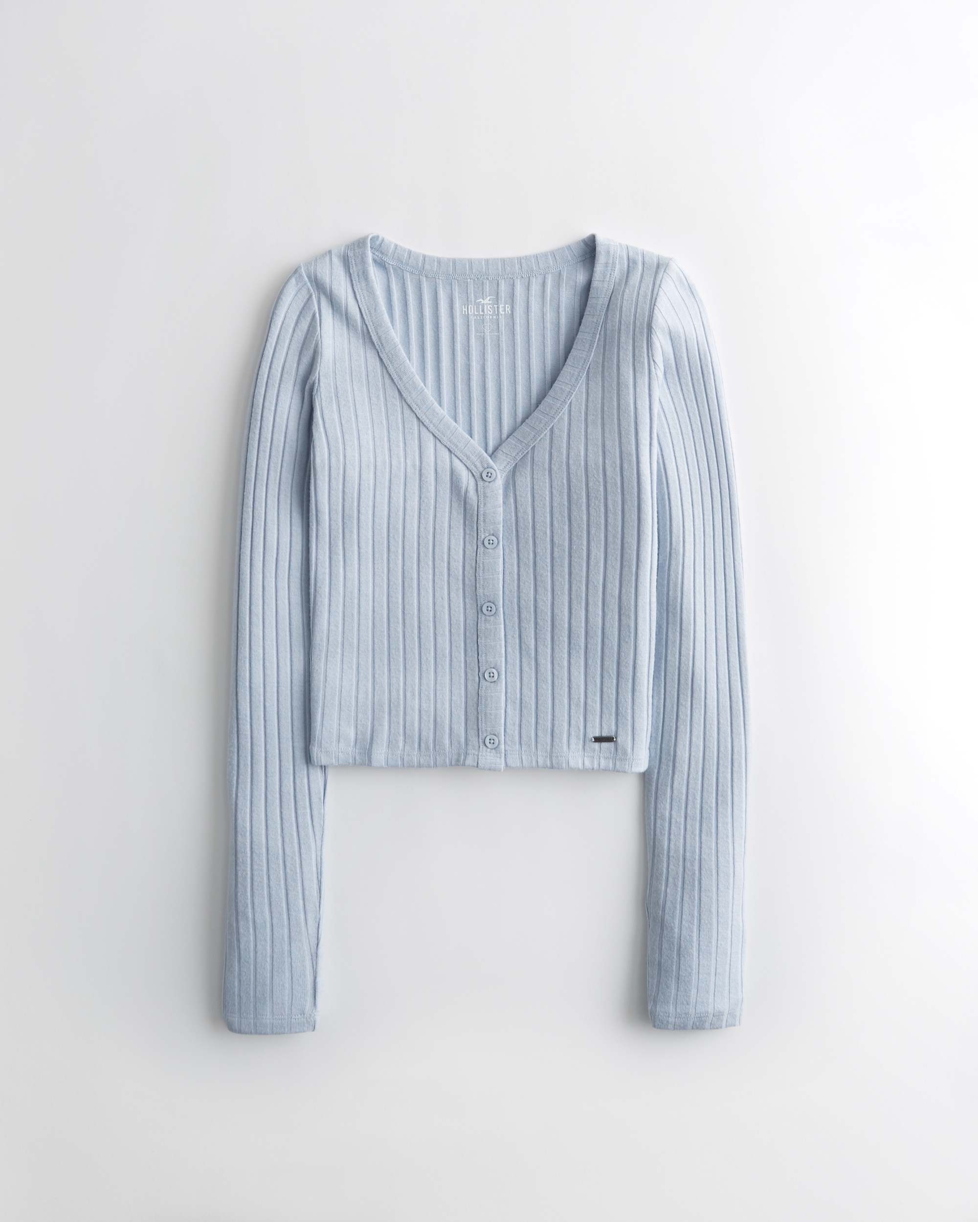 hollister cropped cardigan