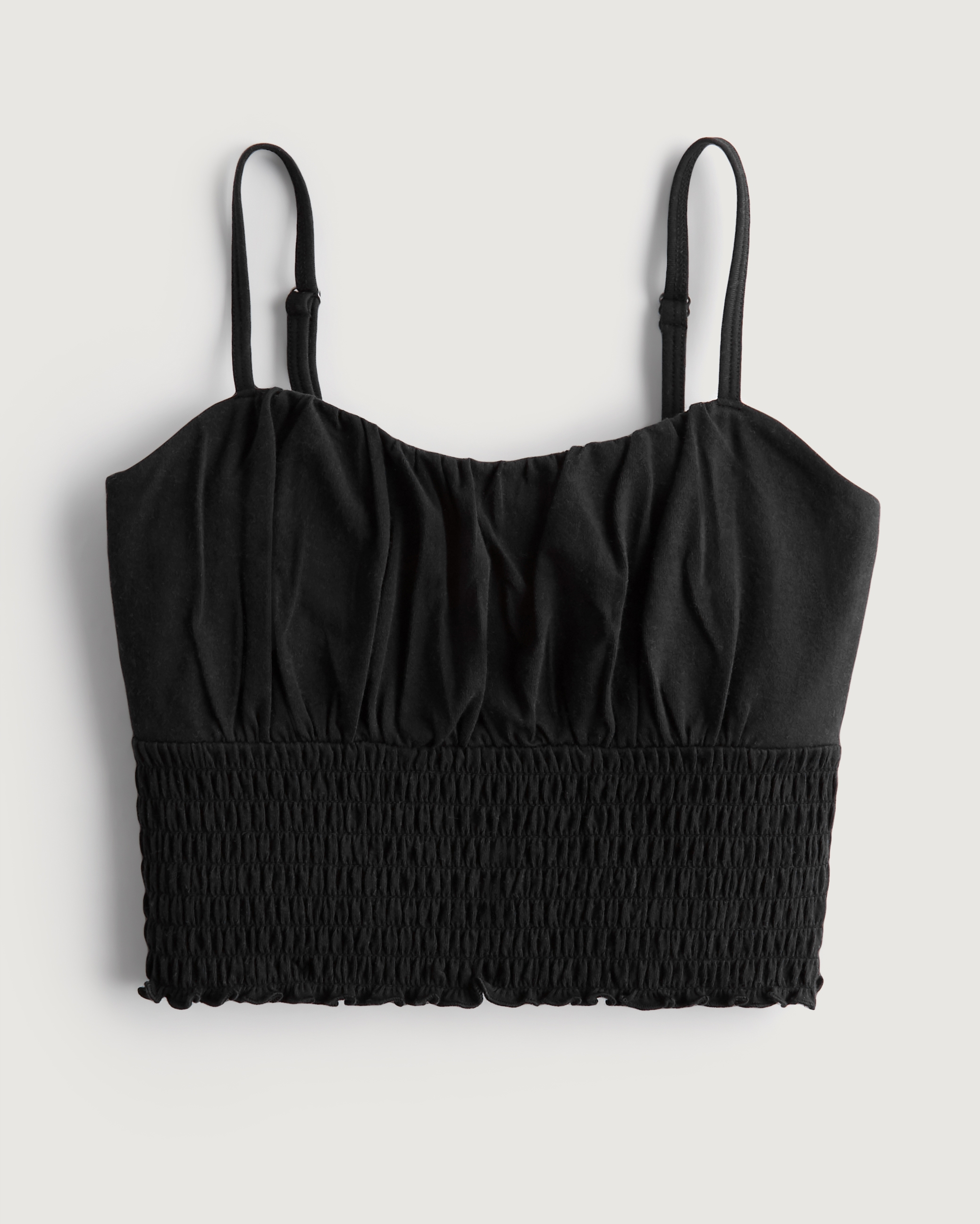 Hollister Crop Ruched Bust Top