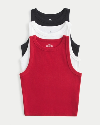 Hollister red tank top 2025