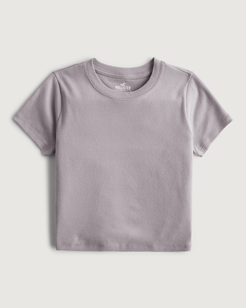 Women's Cotton Crew Baby Tee Women's MustHave Collection