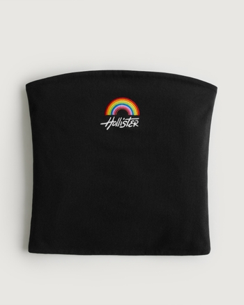 Women s Pride Logo Tube Top Women s Clearance HollisterCo