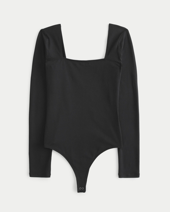 Hollister Seamless Fabric Henley Bodysuit