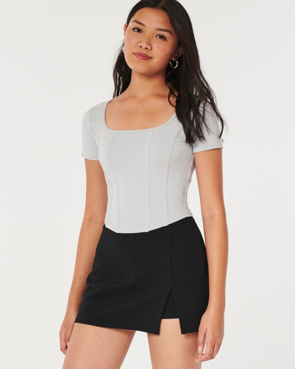 Hollister Short-sleeve tops for Women, Online Sale up to 60% off