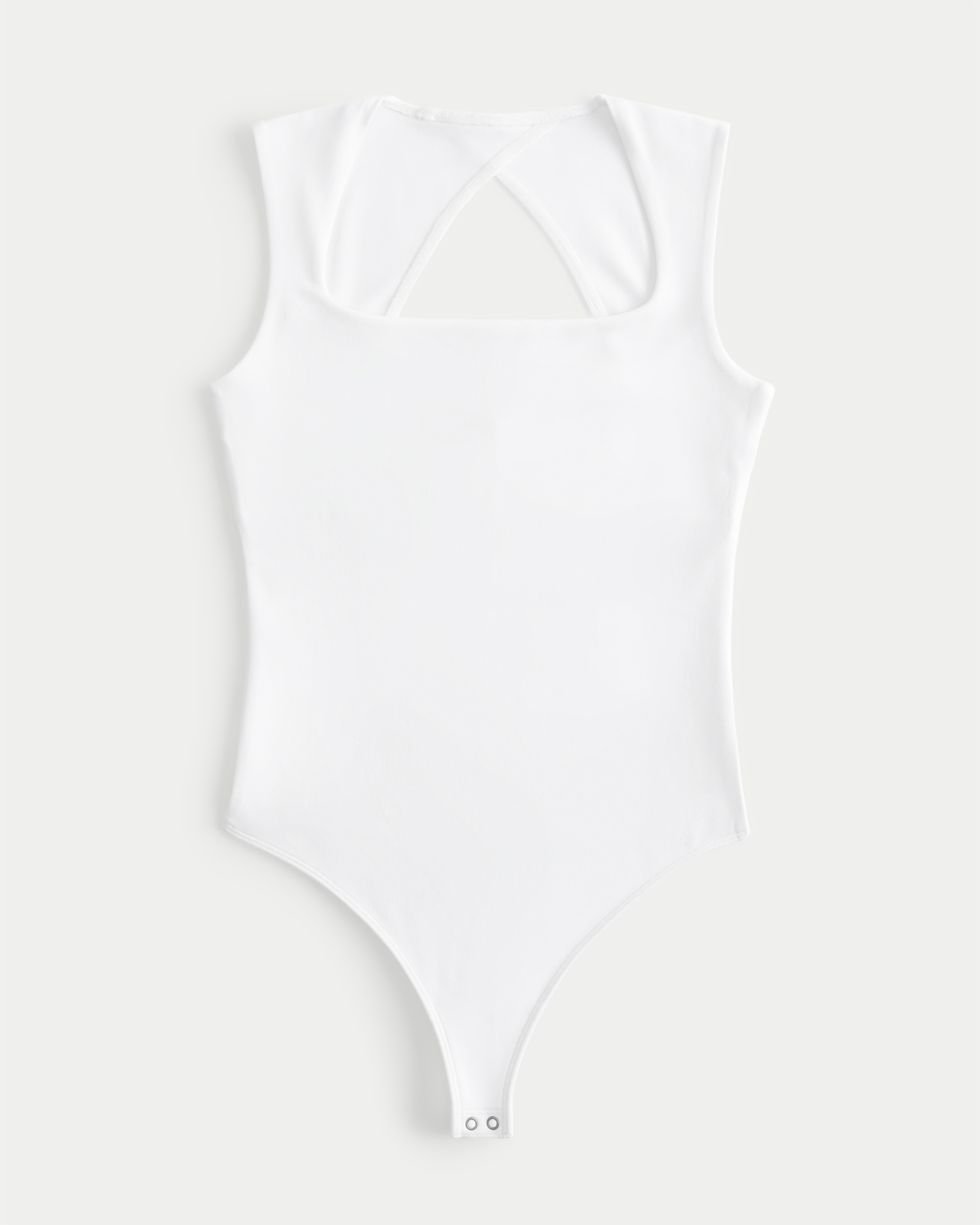 Soft Stretch Seamless Fabric Open Back Bodysuit