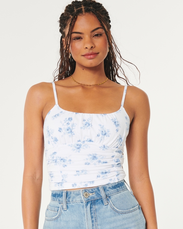 Hollister crop best sale tank bikini top