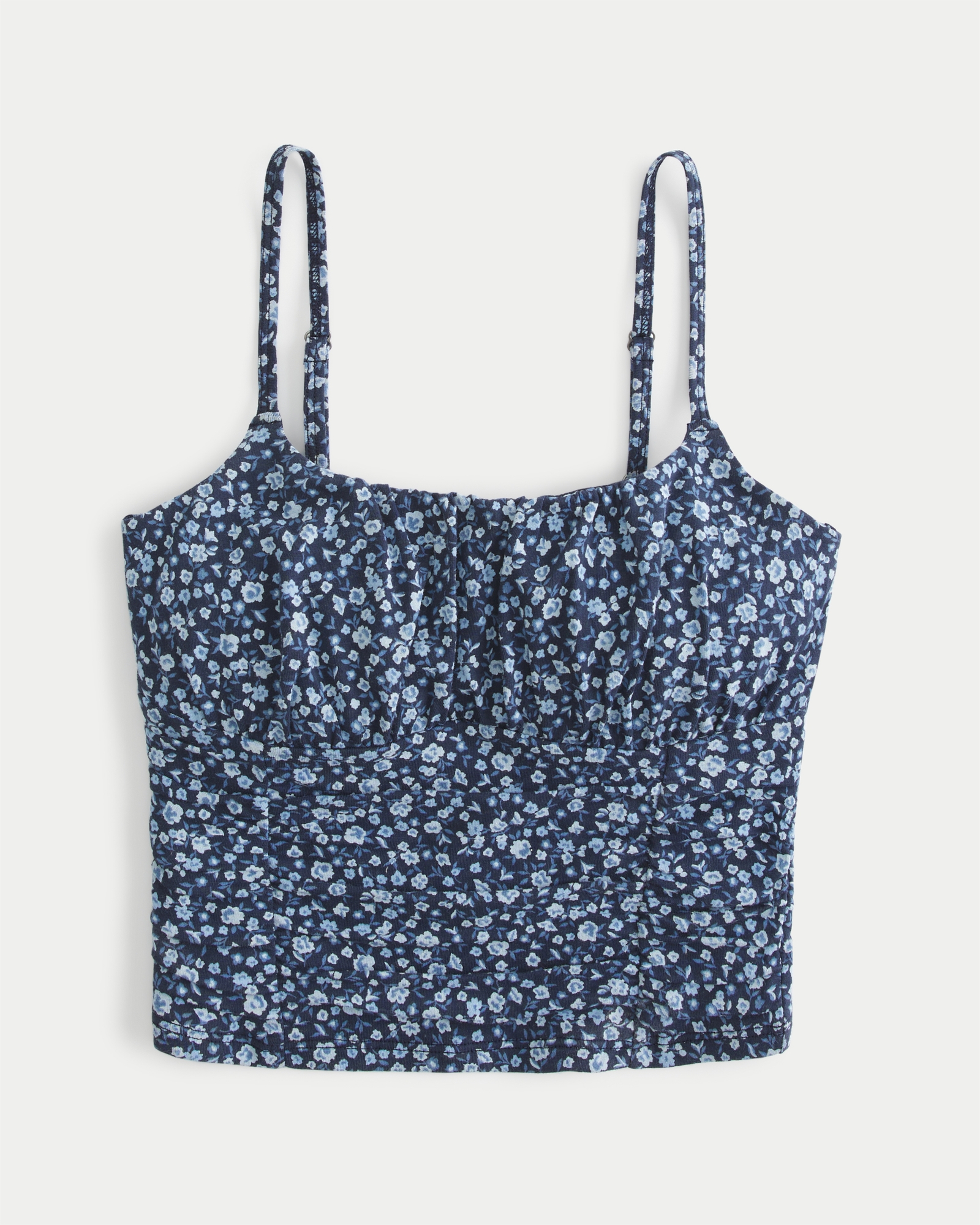 Hollister Floral Stretchy Ruched Top Multi - $10 (71% Off Retail) New With  Tags - From Nicole