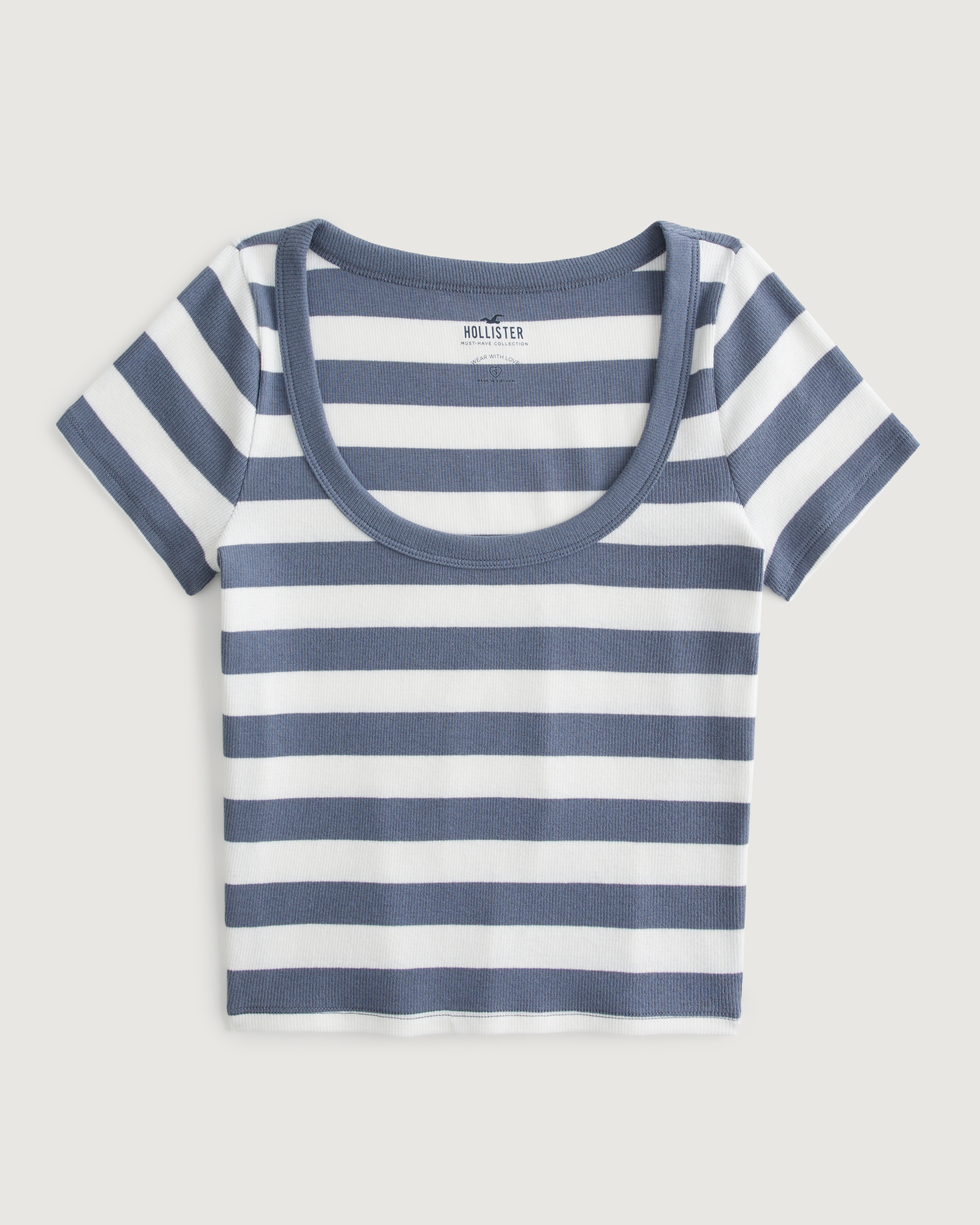 Hollister best sale striped top