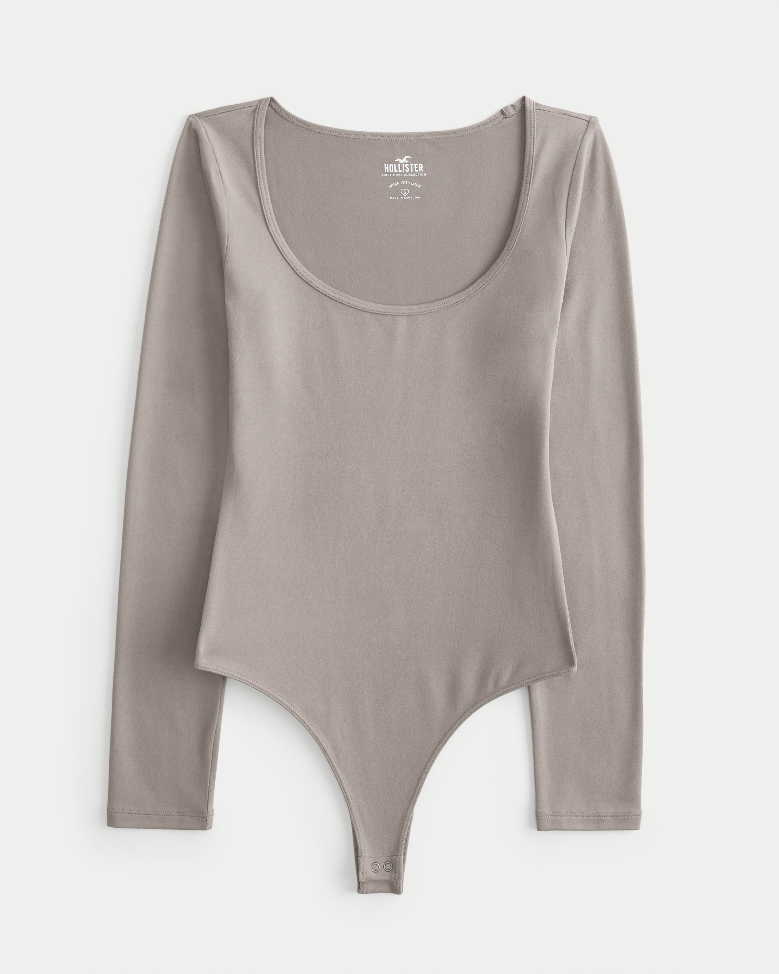 Women's Seamless Fabric Scoop Bodysuit | Women's Clearance