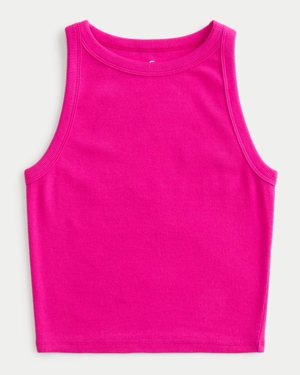 Hollister Hollister Seamless Ribbed Fabric V-Neck Tank 17.95