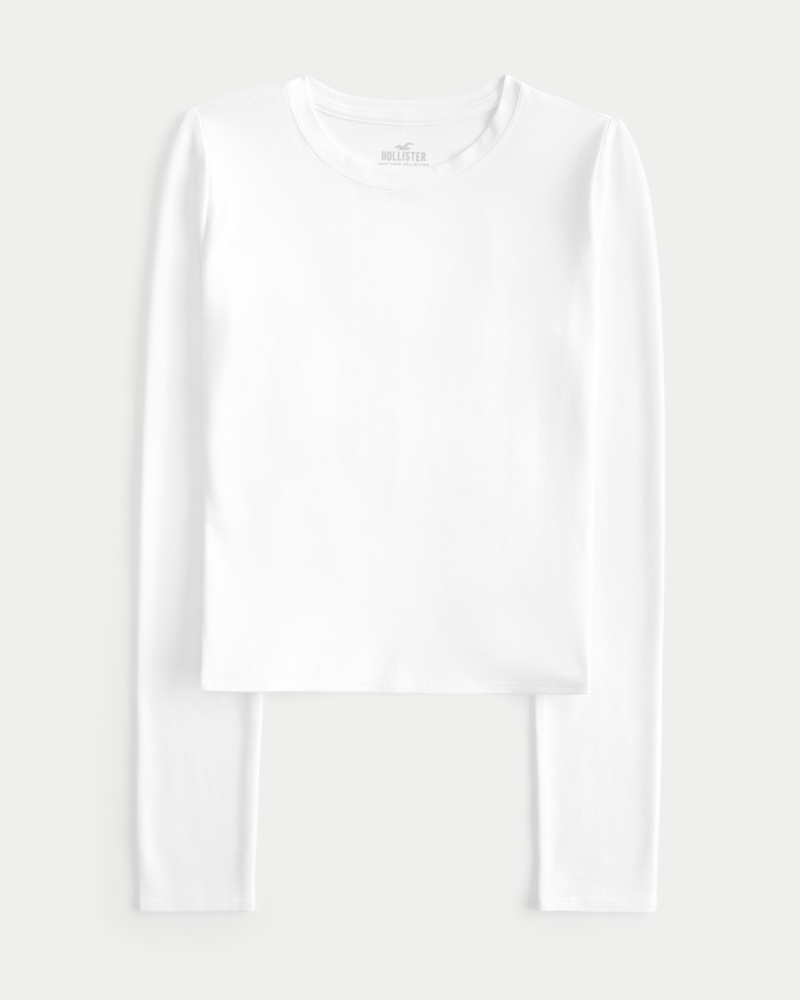 Hollister white cheap long sleeve