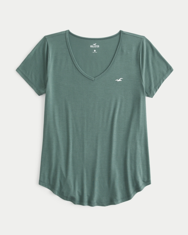 Women's T-Shirts - Women's V-Neck & Cropped T-Shirts