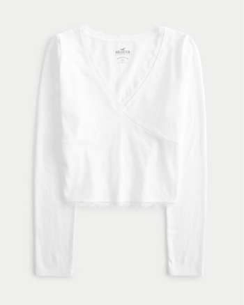 Hollis | Women's Deep V-Neck Ruched Waist Balloon Sleeve Top