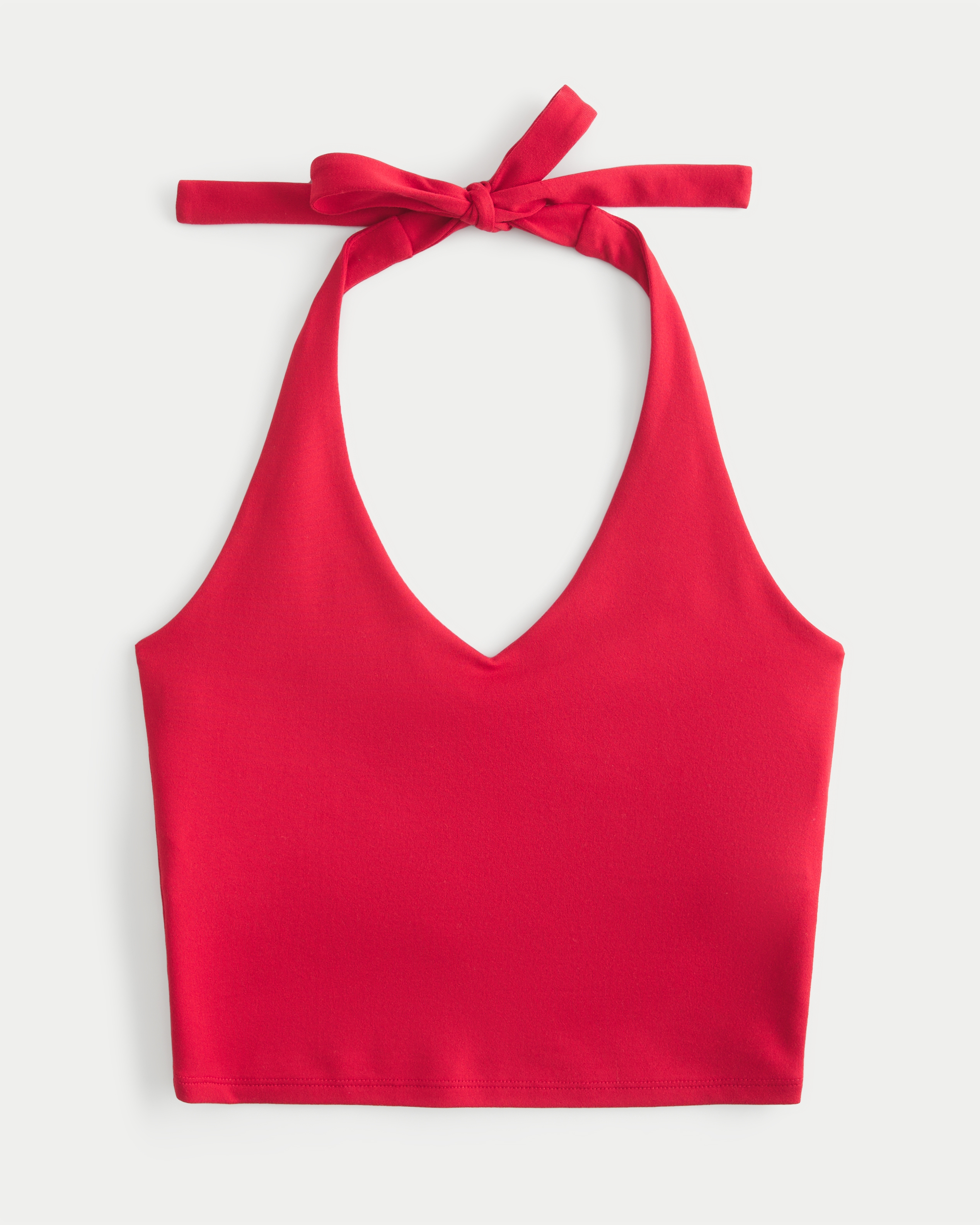 Hollister red best sale crop top