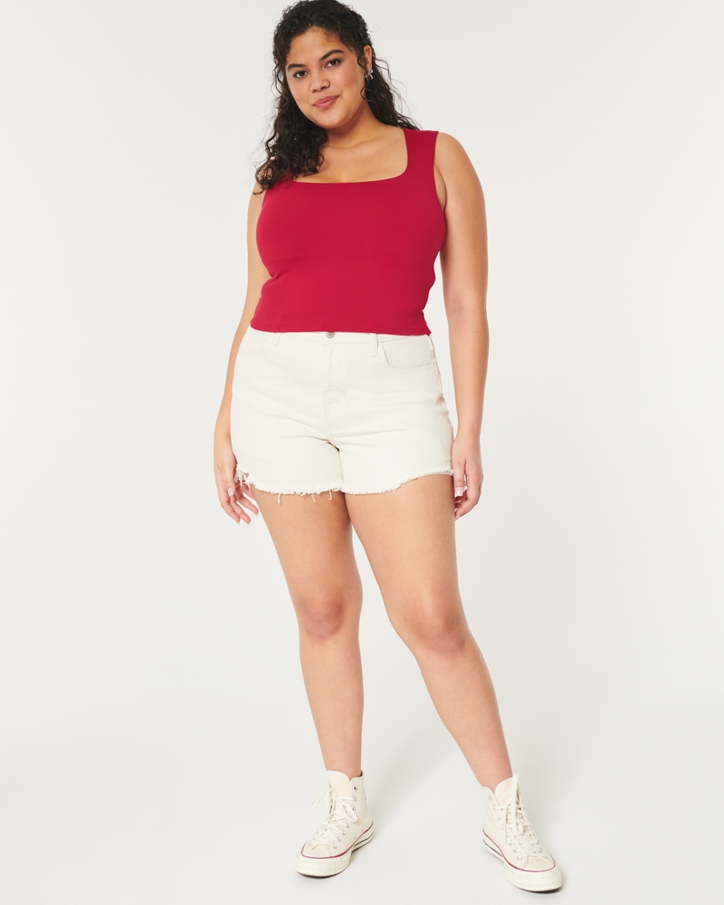 Soft Stretch Seamless Fabric Open Back Top