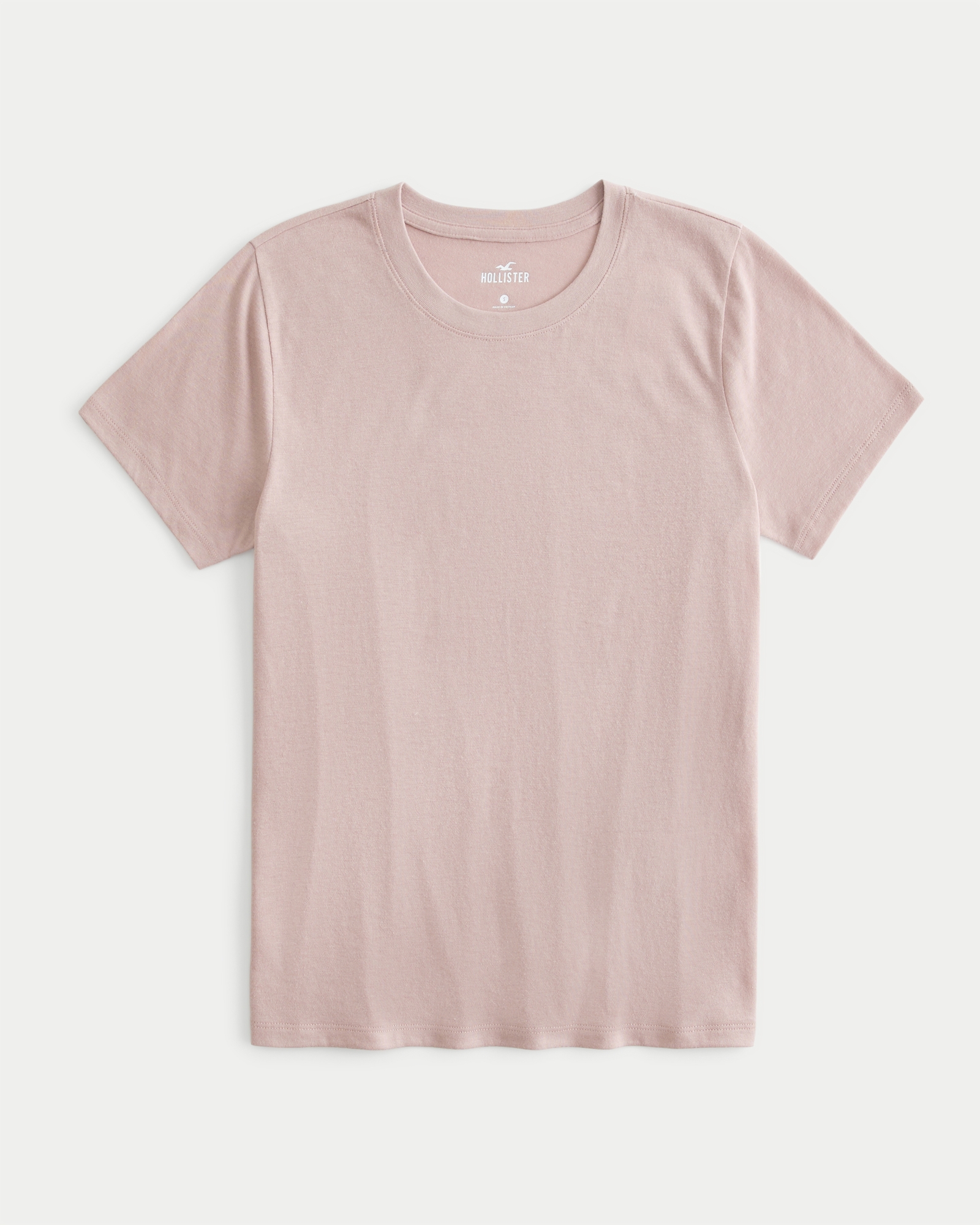 Hollister Co. EASY VEE - Basic T-shirt - bright white/white 