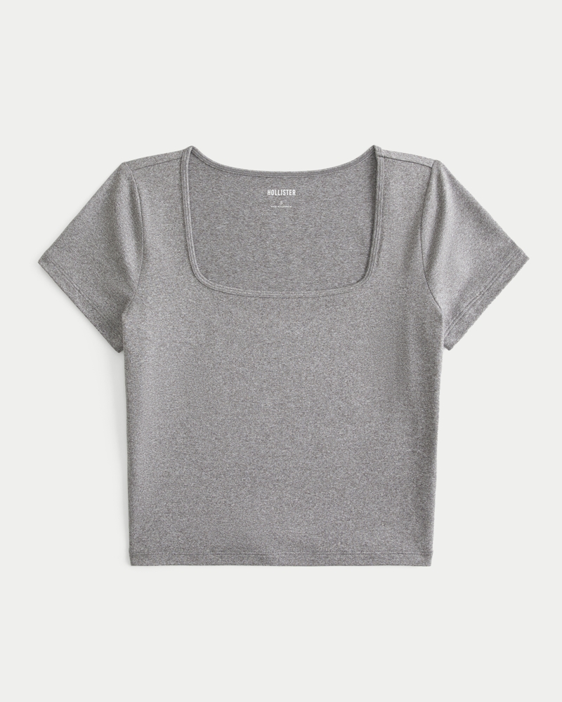 Hollister square neck top online