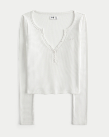 Hollister henley top top