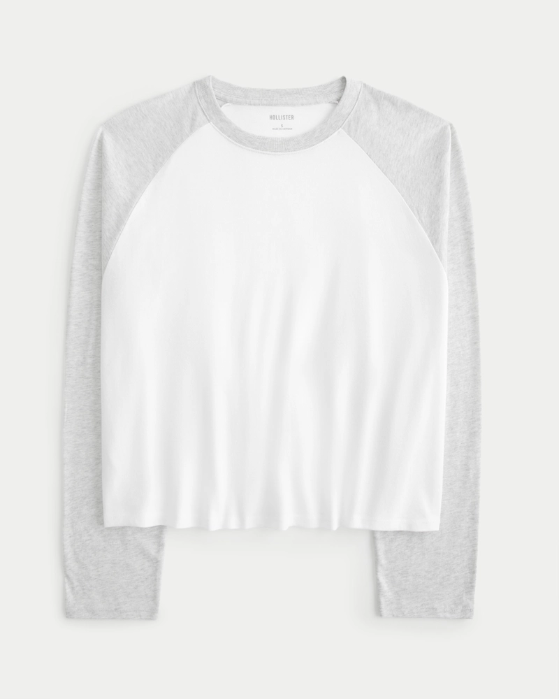 Easy Long-Sleeve Raglan T-Shirt
