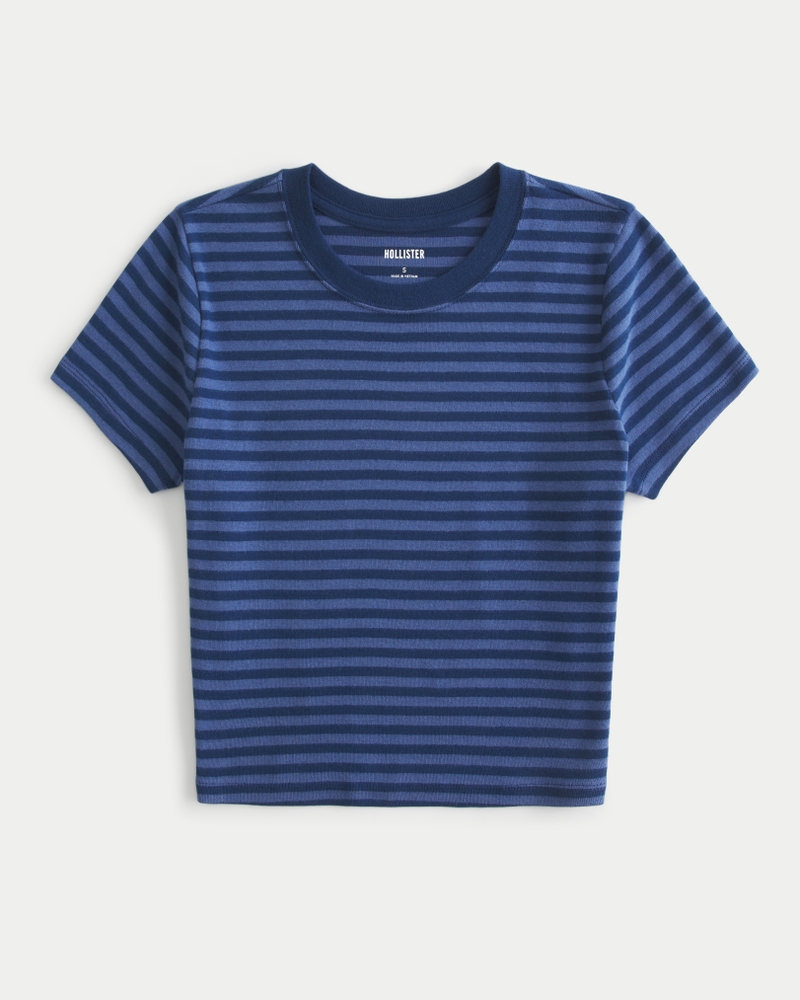 Women s Crew Baby Tee Women s Sale HollisterCo