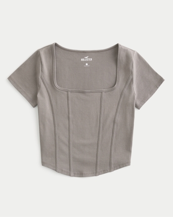 Oyster Graphic Round Neck Baby Tee
