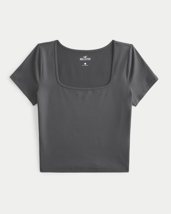 Hollister Long-Sleeve T-shirt Black: Buy Online at Best Price in Egypt -  Souq is now