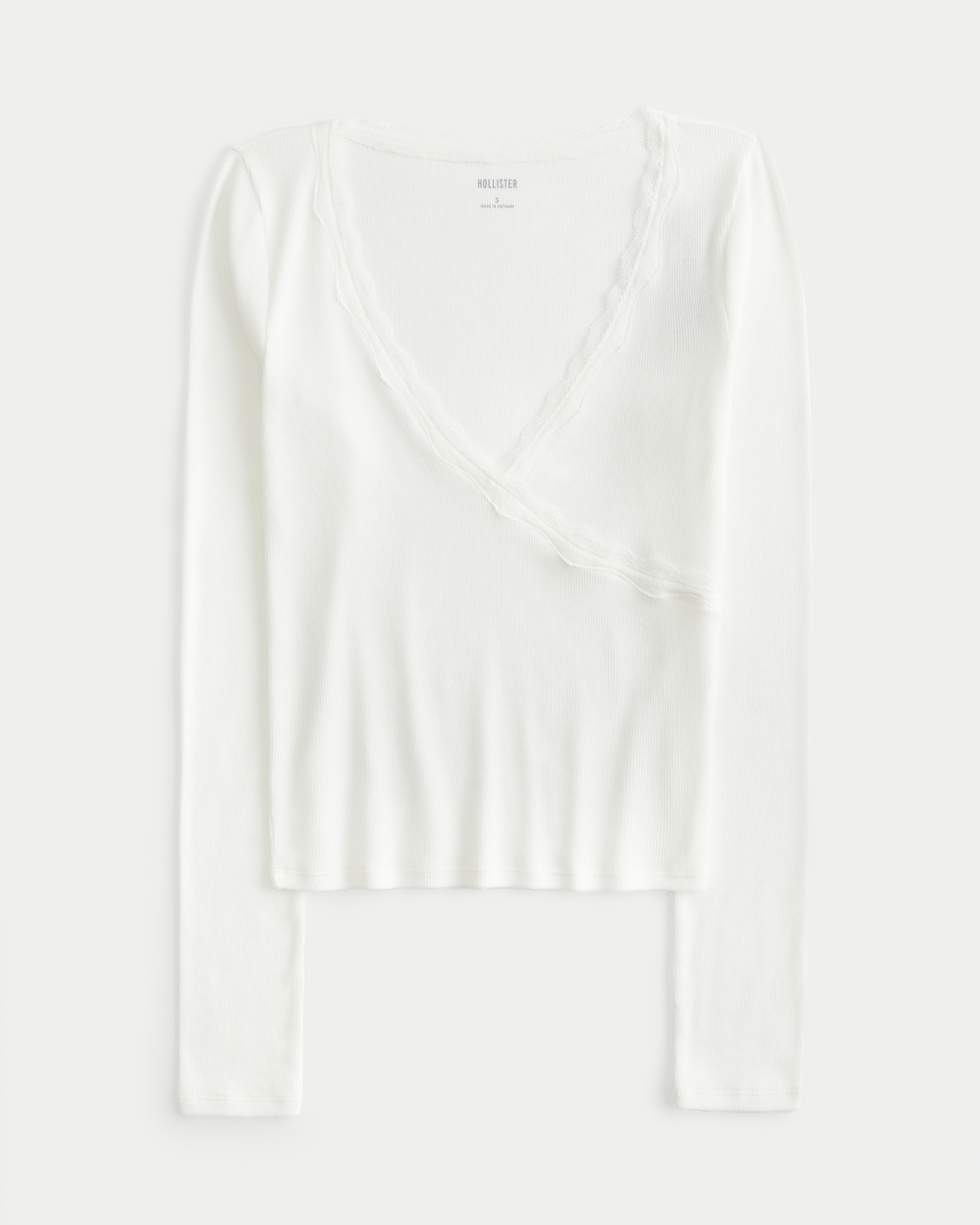 Organic cotton wrap top（white） 100% Organic Cotton Cropped Wrap Shirt | Gap