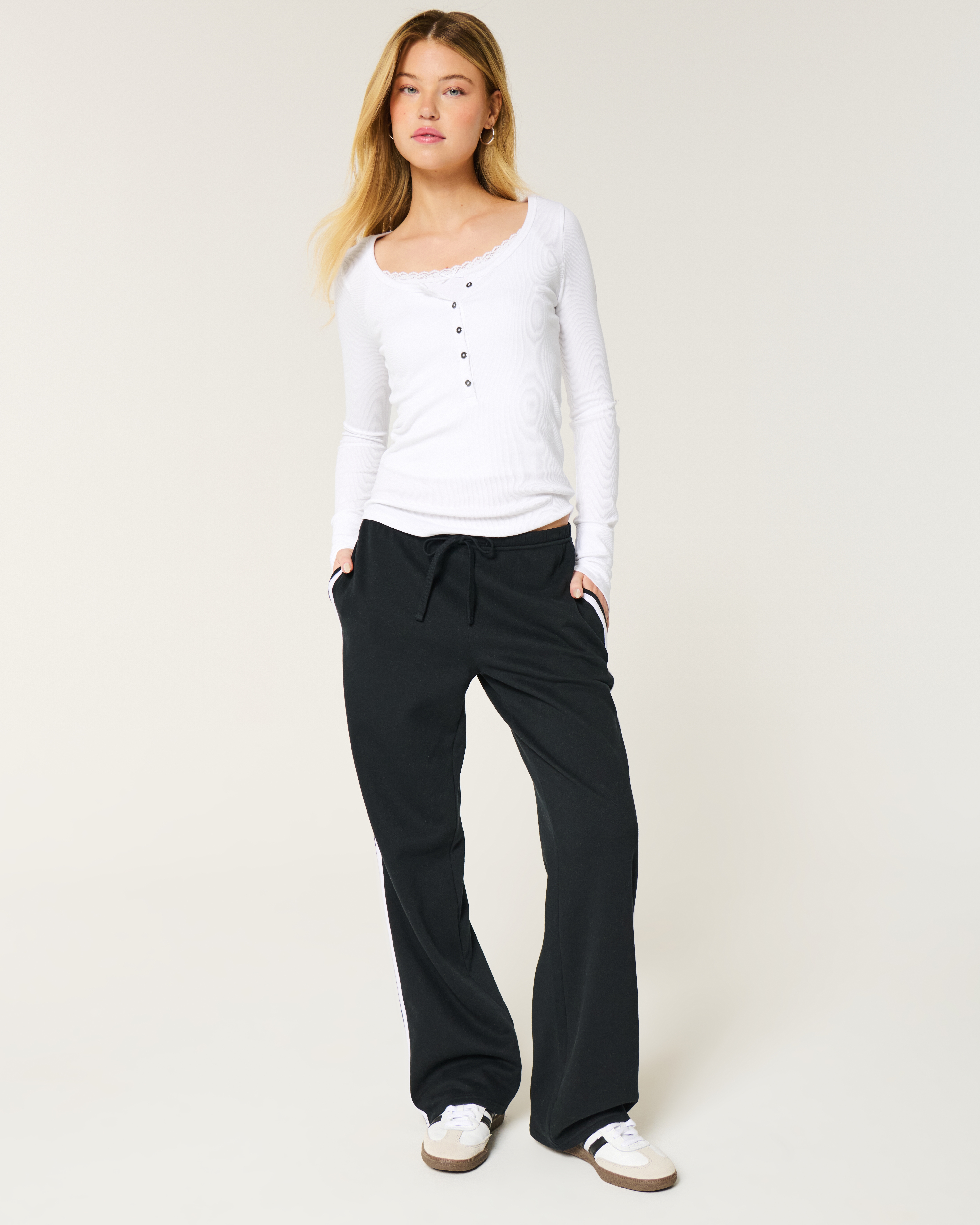 Ribbed Henley