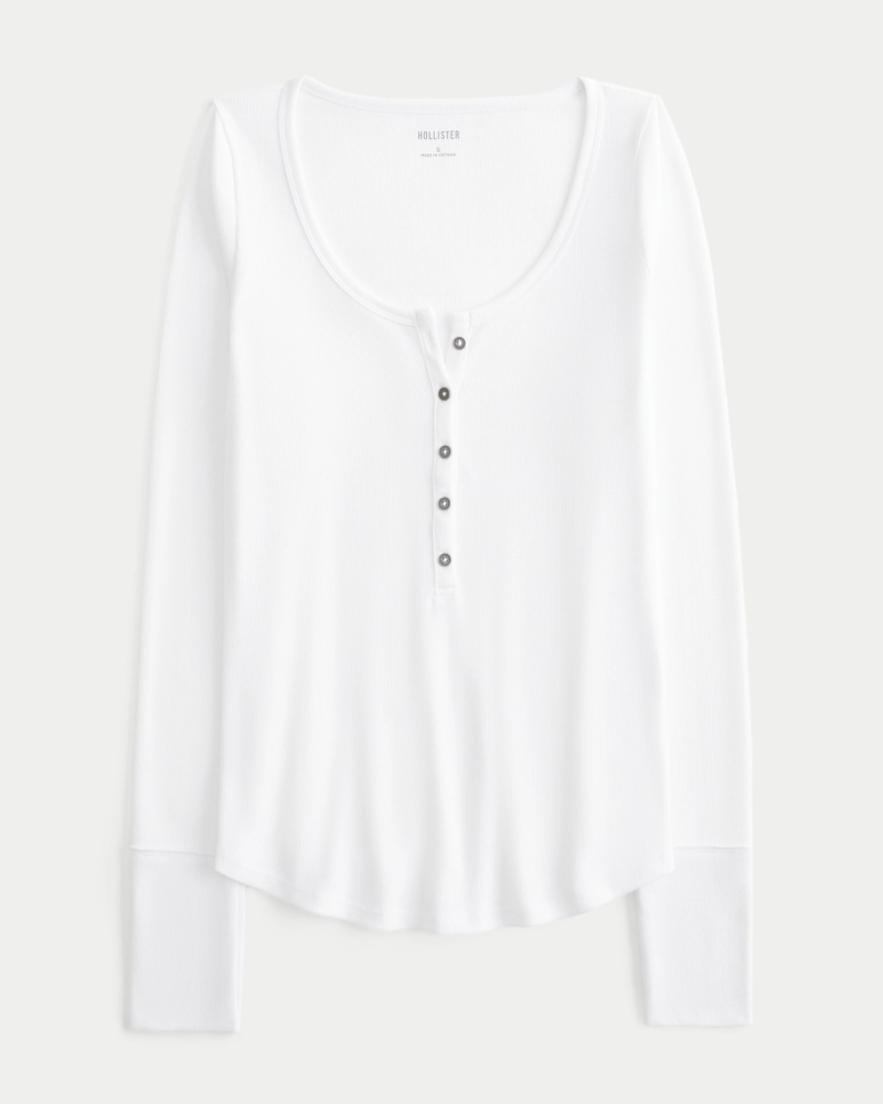 Ribbed Henley