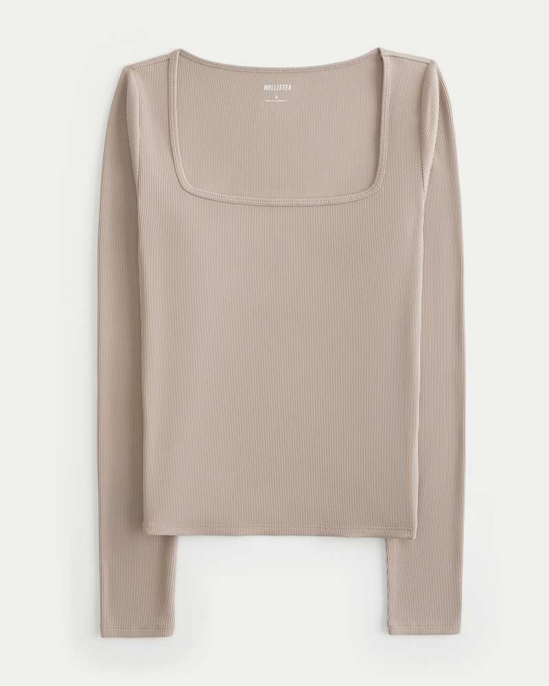 トップス Rest&Recreation SQUARE NECK LONG SLEEVE スクエアネック Rest & Recreation(レストアンド