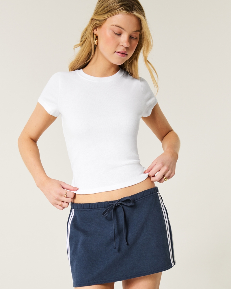 Women's Crew Baby Tee | Women's Tops | HollisterCo.com
