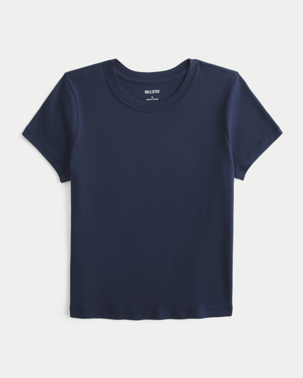 Easy Short-Sleeve Crew Baby Tee
