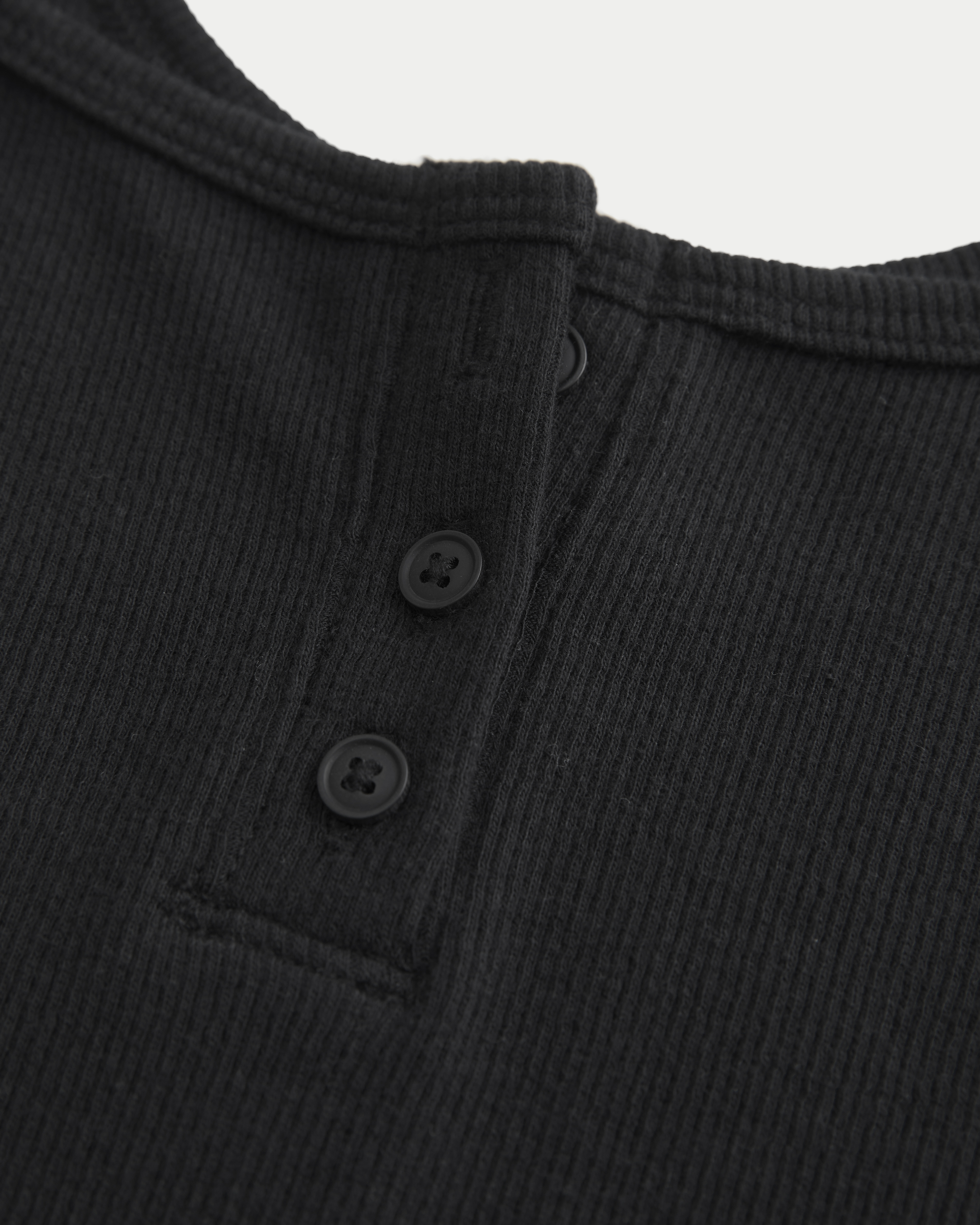 Ribbed Notch Henley Cami