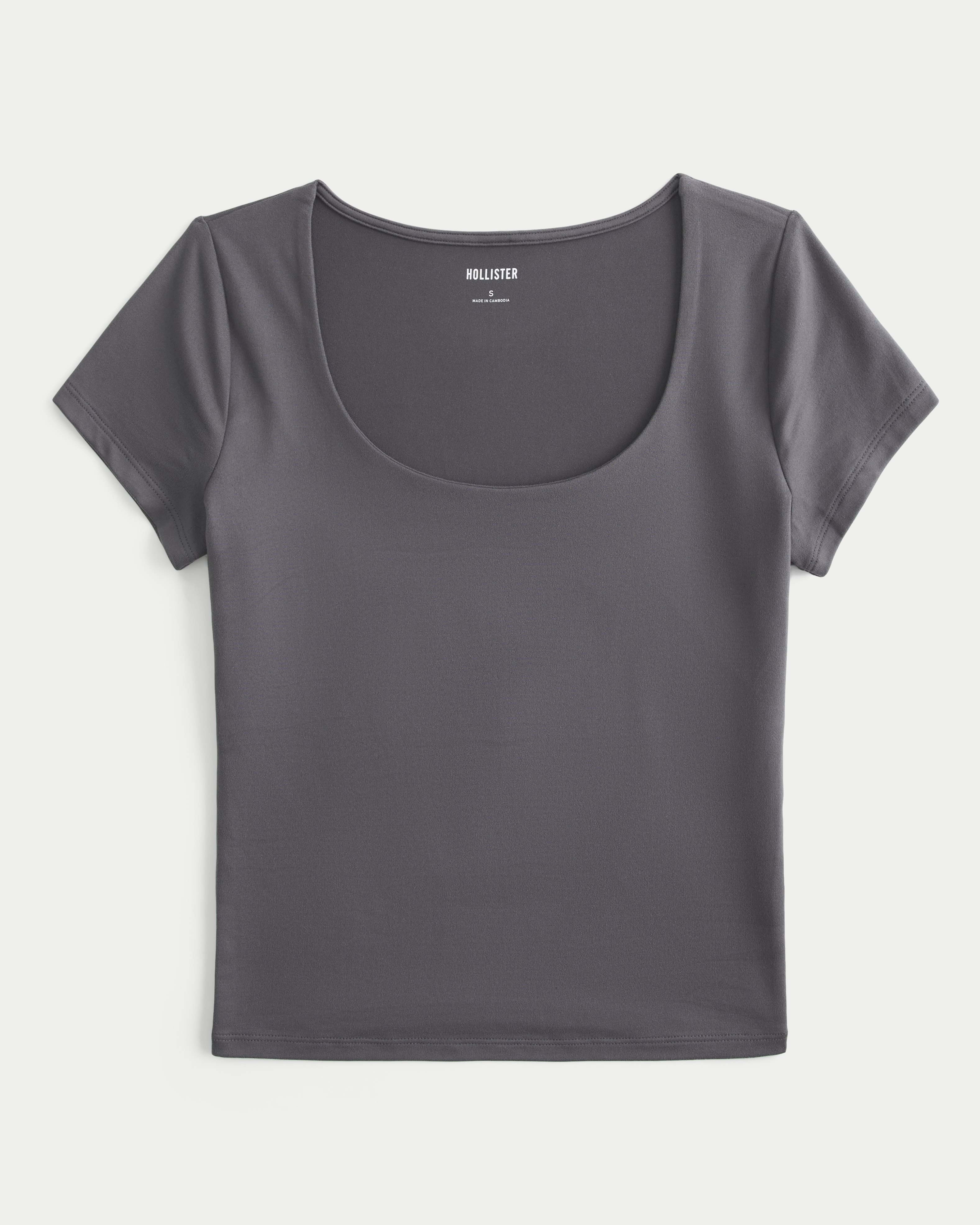 Soft Stretch Seamless Fabric Scoop Top