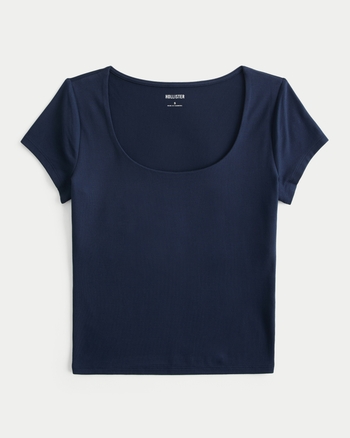 Women's Soft Stretch Seamless Fabric Scoop Top | Women's | HollisterCo.com