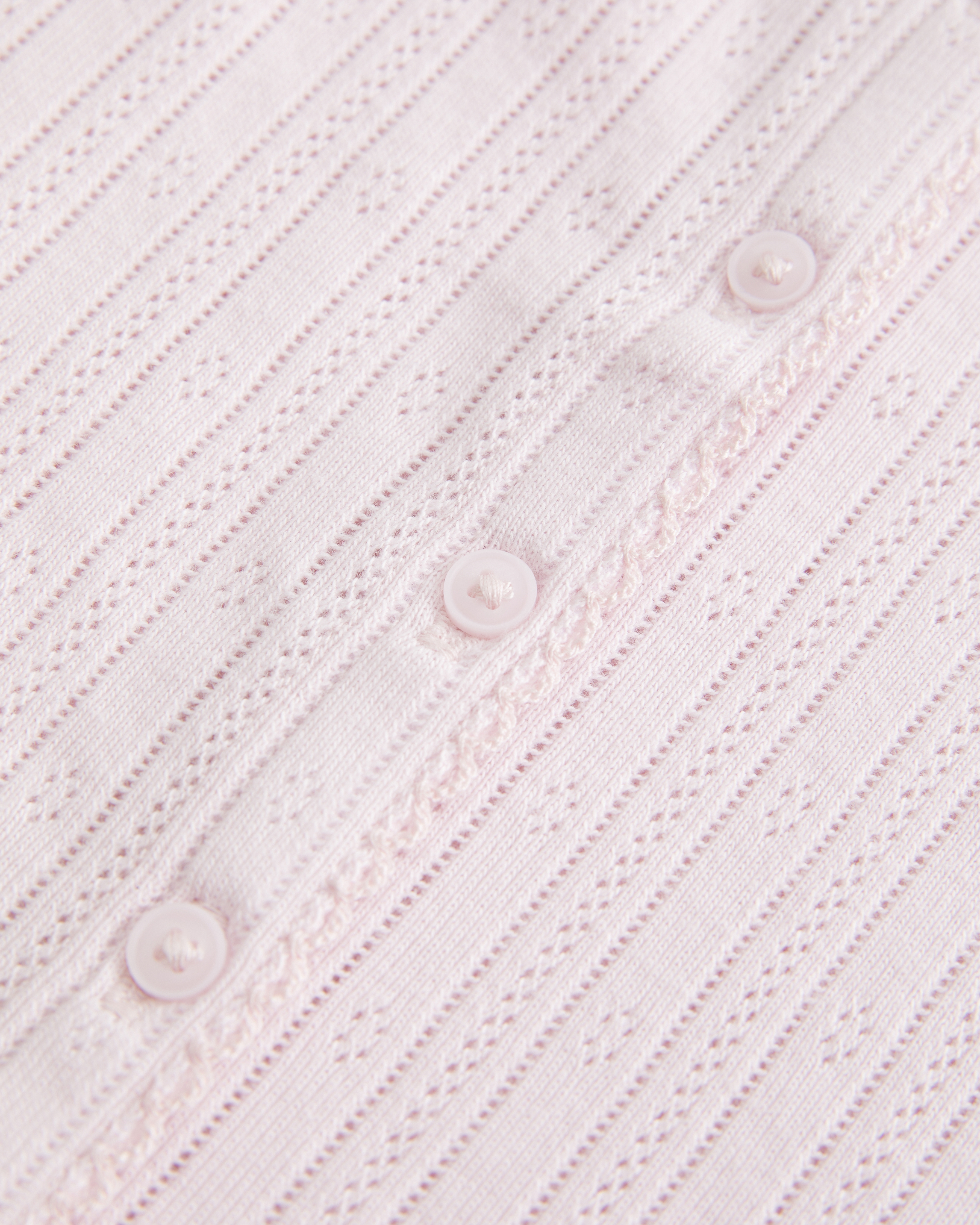 Hollister Short-Sleeve Button-Through Pointelle Top at CoolSprings