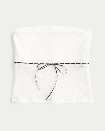 Women's All-Over Lace Tube Top | Women's Tops | HollisterCo.com