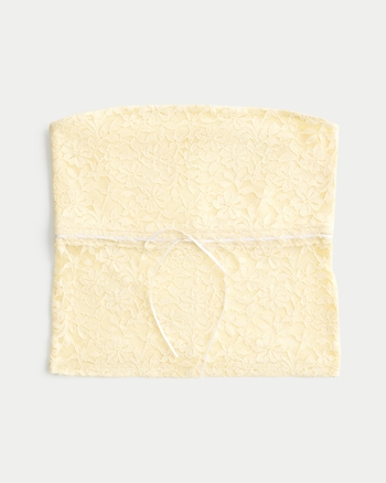 Women's All-Over Lace Tube Top | Women's Tops | HollisterCo.com