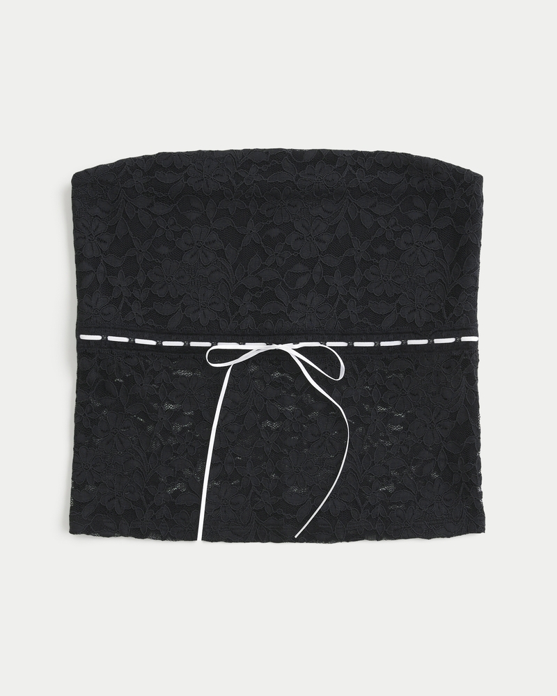 All-Over Lace Tube Top