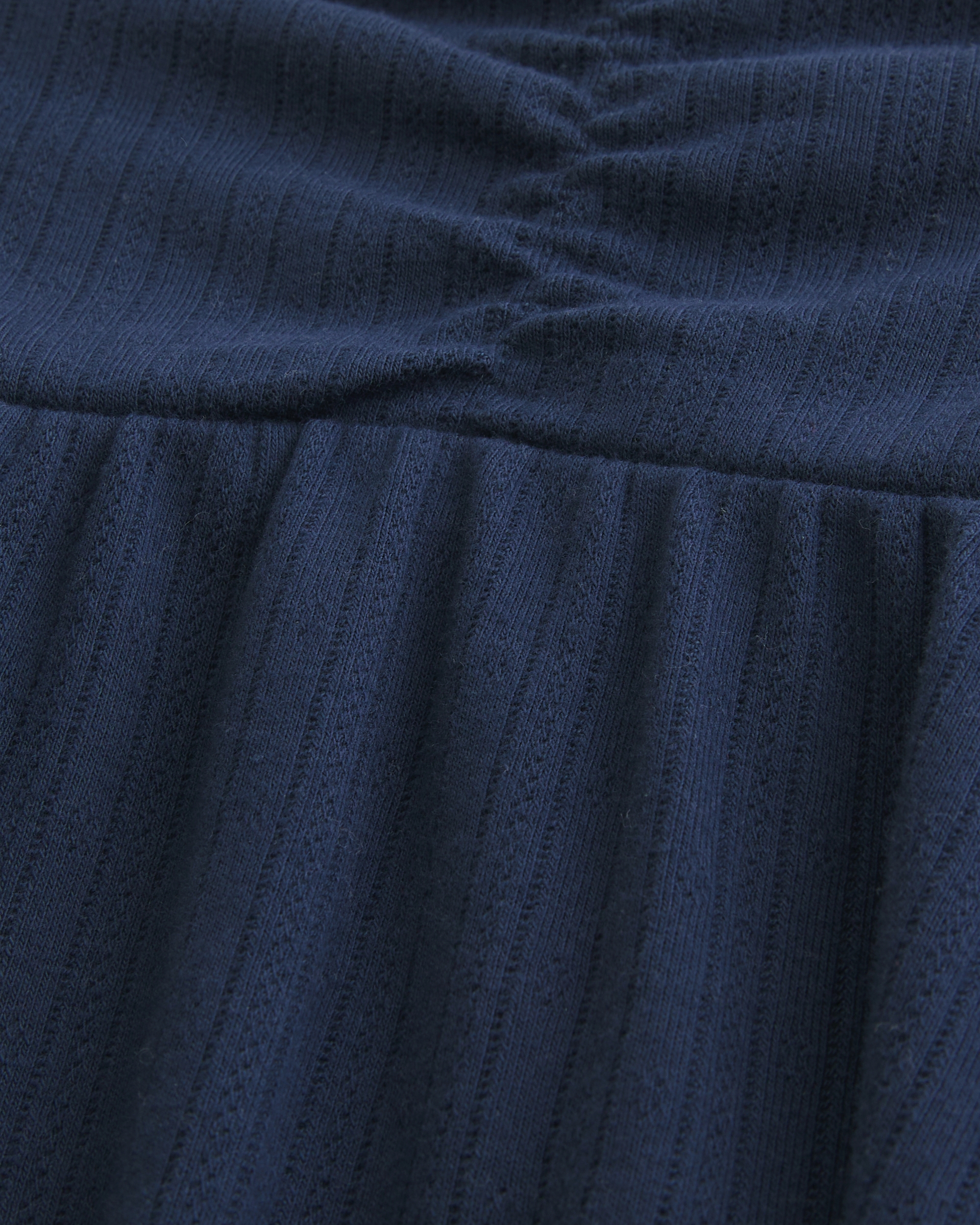 Easy Strapless Pointelle Babydoll Top