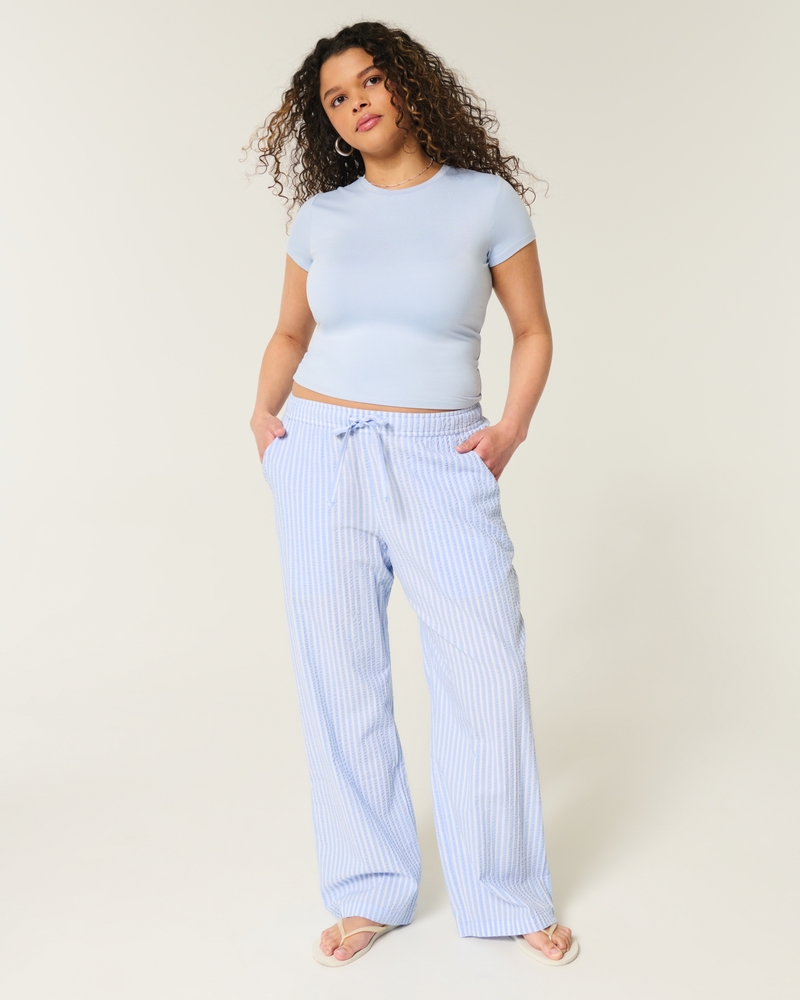 Soft Stretch Seamless Fabric Crew Baby Tee