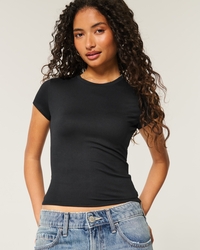 Soft Stretch Seamless Fabric Crew Baby Tee