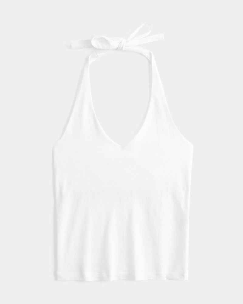 V-Neck Halter Top