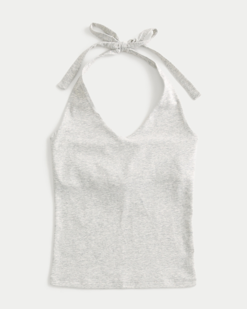 V-Neck Halter Top