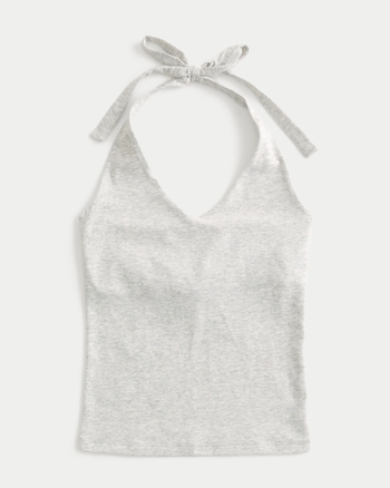 Gilly Hicks Hollister Halter Neck Top Women's V-Neck Halter Top